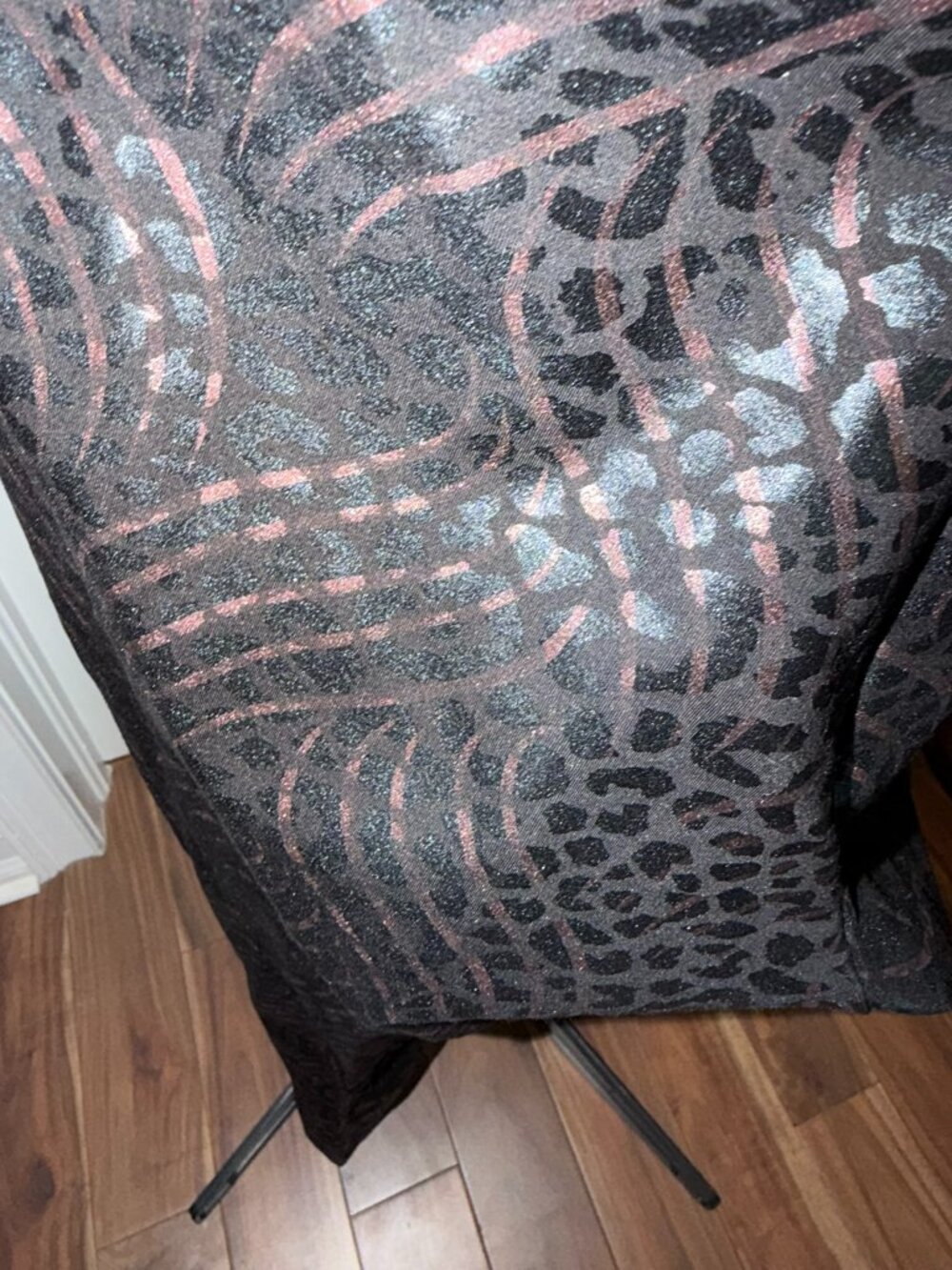 Insight Black Patterned Pants - Picture 2 of 3